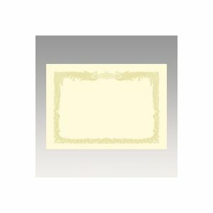 ササガワ OA賞状用紙10枚入 B5判縦書クリーム 1 冊 10-1057 文房具 オフィス 用品