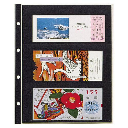 テージー コレクションアルバムスペアポケット 3段 1 冊 CA-303S-00 文房具 オフィス 用品