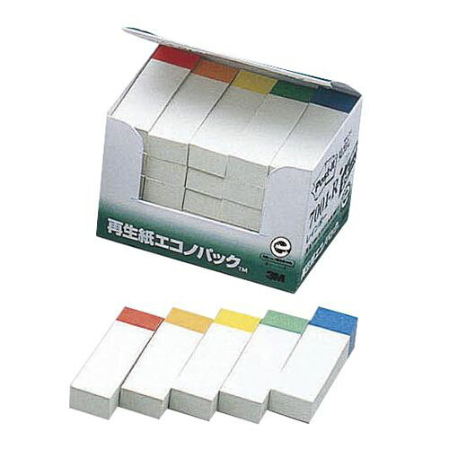 メーカー：スコッチ・3M品番：7001-RJANコード：4519001536907古紙100％再生紙を使用。環境保全を考え、資源をムダなく利用しています。見出しにぴったりのサイズです。たっぷり入ってお値段もお得なので、オフィスでの買い置きにおすすめです。●寸法／50×15mm●カラー／レインボー混色（白地に、赤・オレンジ・黄・緑・青線入）●古紙パルプ配合率／100％●1冊／100枚●単位（入数）／1パック（25冊入）●メーカー品番／7001-R※1パック単位でお申し込みください。仕様:見出し色:レインボー(白地に赤、オレンジ、黄、緑、青線入り)サイズ:50x15mm数量:100枚x2550×15mm【送料について】北海道、沖縄、離島は送料を頂きます。