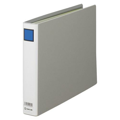 キングジム キングファイルG A4E グレー 1 冊 983N 文房具 オフィス 用品