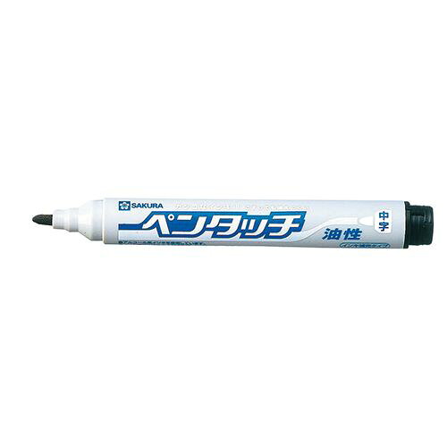 サクラ ペンタッチ中字 黒 PK-M-49JANコード：4901881872969品番：PK-M-49インクカラー：黒。線巾：1.0mm長：139mm。再生PP製。【送料について】北海道、沖縄、離島は送料を頂きます。