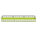 共栄プラスチック カラー直線定規15cm グリーン 1 本 CPK-15-G 文房具 オフィス 用品
