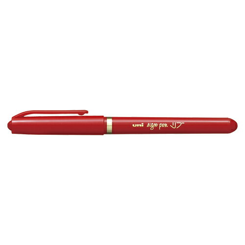 ロングセラーの三菱のサインペン。●インク色／赤●線幅／0．7mm●インキ種類／水性顔料インク●単位／1本●メーカー品番／MYT7.15【送料について】北海道、沖縄、離島は送料を頂きます。