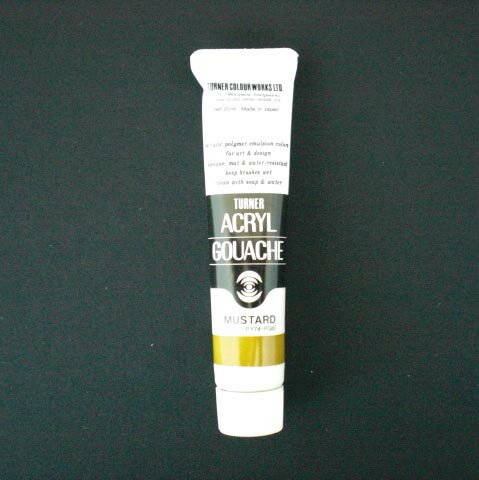 ターナー色彩 アクリルガッシュ 20CC マスタード 1 本 AG020132 文房具 オフィス 用品
