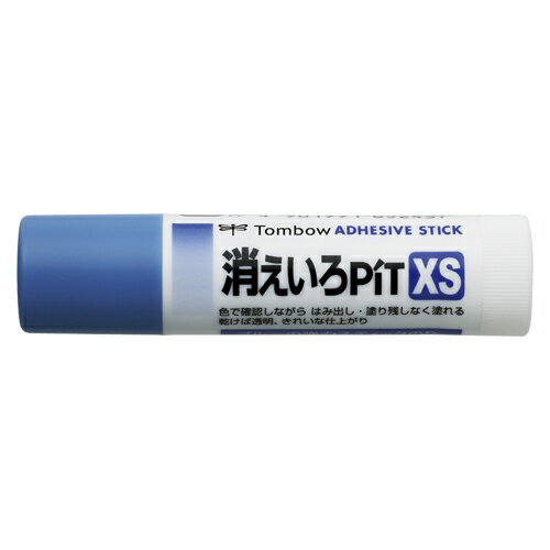 トンボ鉛筆 スティックのり 消えいろピットXS 1 個 PT-XSC 文房具 オフィス 用品