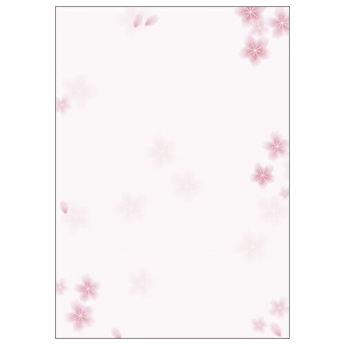 ササガワ 和柄用紙 和ごころ 桜 1 冊 4-1005 文房具 オフィス 用品
