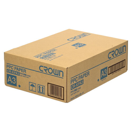 A3 Size Paper - クラウン コピー用紙 A3 500枚×3包 1 梱 CR-KPA3-W 文房具 オフィス 用品【送料無料】