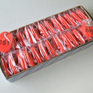 クラウン 親子札 連番 151-200 赤 1 組 CR-OY200-R 文房具 オフィス 用品【送料無料】