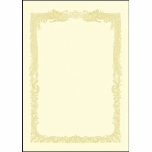 ササガワ OA賞状用紙100枚入 A3横書クリーム 1 箱 10-1188 文房具 オフィス 用品【送料無料】