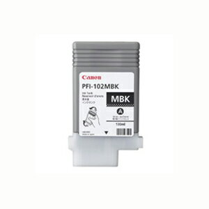 RICOH - キヤノン 大判プリンタ用インクカートリッジ マットブラック 1 個 PFI-102MBK 文房具 オフィス 用品【送料無料】