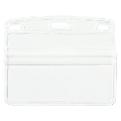 オープン工業 名札用ケース ヨコIDチャック付 10枚 1袋