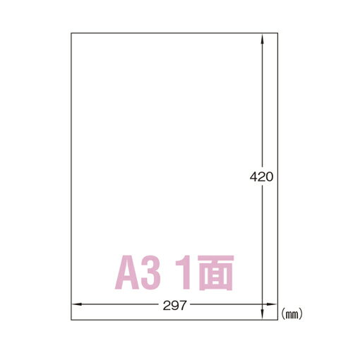 エーワン 屋外ラベル IJ キレイにはがせるタイプ 光沢透明 A3 1パック【送料無料】 エーワン 屋外ラベル IJ キレイにはがせるタイプ 光沢透明 A3 1パック【送料無料】