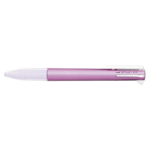 ミツビシ スタイルフィットホルダー Mピンク UE5H258M 13JANコード4902778104866（先軸）PC樹脂　（後軸）PC樹脂＋転写印刷　（クリップ）PC樹脂メタリックピンク軸径φ13．8×厚さ19．0×全長146．2mm10．0g◆ノック式【送料について】北海道、沖縄、離島は送料を頂きます。