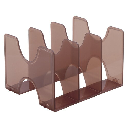 ナカバヤシ キャパティE9ファイルスタンド　クリアブラウン FB-E9CSN 1個