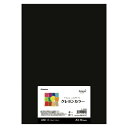 長門屋商店 クレヨンカラー A4 くろ 20枚 ナ-CR012 1冊
