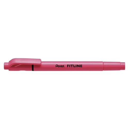 Highlighter Pens - ぺんてる FITLINE　蛍光ペン　ピンク SLW11-P 1本
