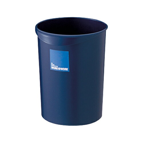 Dustbins - リス WORK＆WORKクズイレ　丸8L　ダークブルー GGYC634 1個