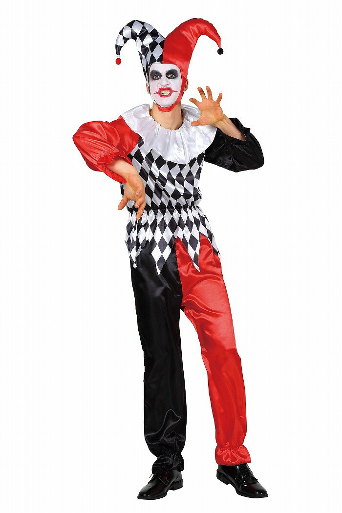 ダイヤチェックジョーカー コスプレ 衣装 ハロウィン ユニセックス(代引不可)