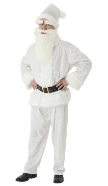 GOGOサンタさん ホワイト クリスマス コスプレ コスチューム サンタクロース サンタコスチューム サンタ衣装 サンタメンズ(代引不可)【送料無料】