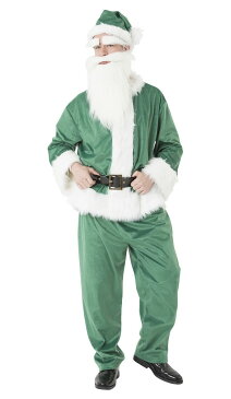 GOGOサンタさん グリーン クリスマス コスプレ コスチューム サンタクロース サンタコスチューム サンタ衣装 サンタメンズ(代引不可)【送料無料】