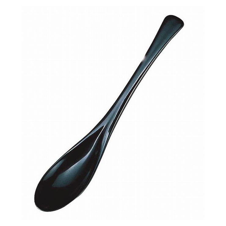 福井クラフト かゆスプーン黒 374167