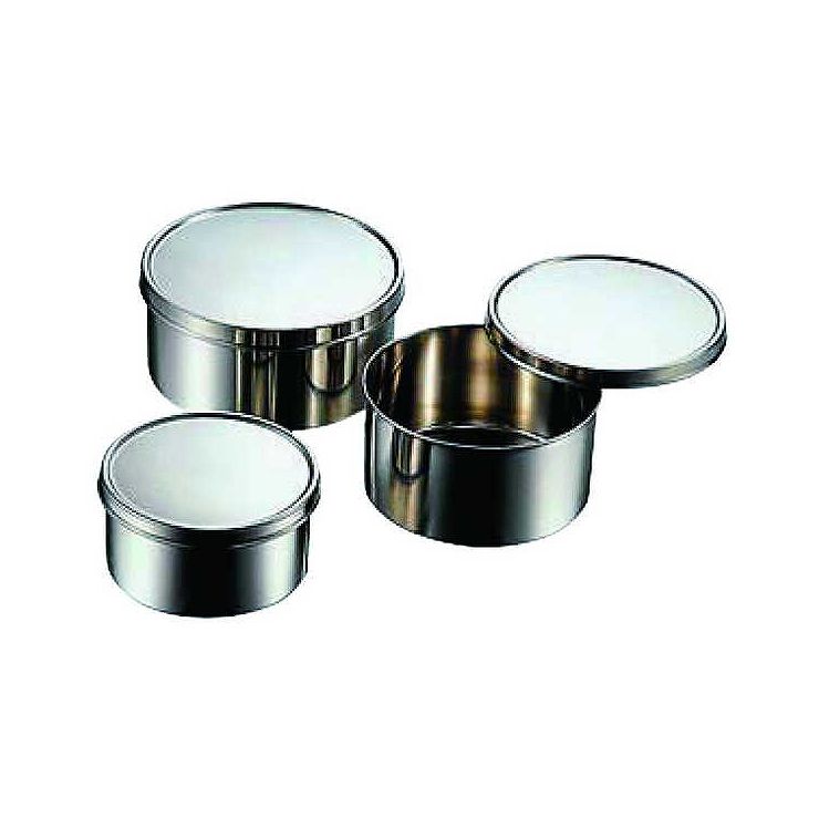 カンダ ?18-8丸型ヤクミ入 ツマミ無 10cm 029003