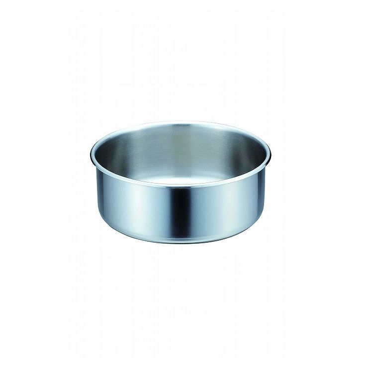 カンダ ビュッフェ用中華鍋湯煎鍋 浅型 30cm用 446068JANコード：4949362757633規格：規格30cm用サイズ：外径×高さφ290×H110mmサイズ容量1：φ290×H110mm材質：18-0ステンレス生産地：燕三条中華ビュッフェ 【送料について】北海道、沖縄、離島は送料を頂きます。