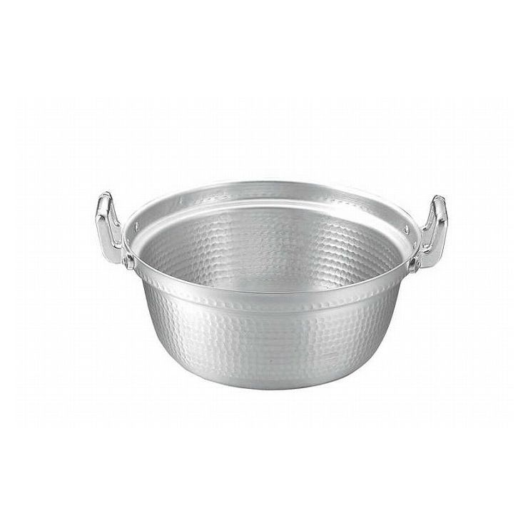 本間製作所 KO アルミ段付鍋 45cm(25.0L) 017032JANコード：4954057450454規格：規格/内径 （容量）45cm（25.0l）サイズ：深さ195mmサイズ容量1：195mm材質：アルミニウム生産地：燕三条 【送料について】北海道、沖縄、離島は送料を頂きます。