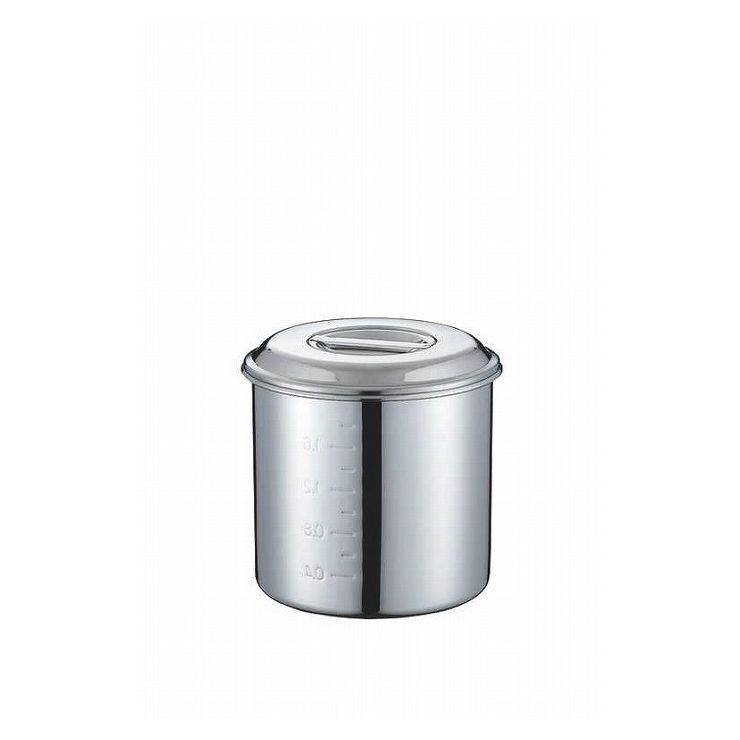 大屋金属 CLO モリブデンキッチンポット目盛付 12cm(1.3L)手無 015046-03【送料無料】