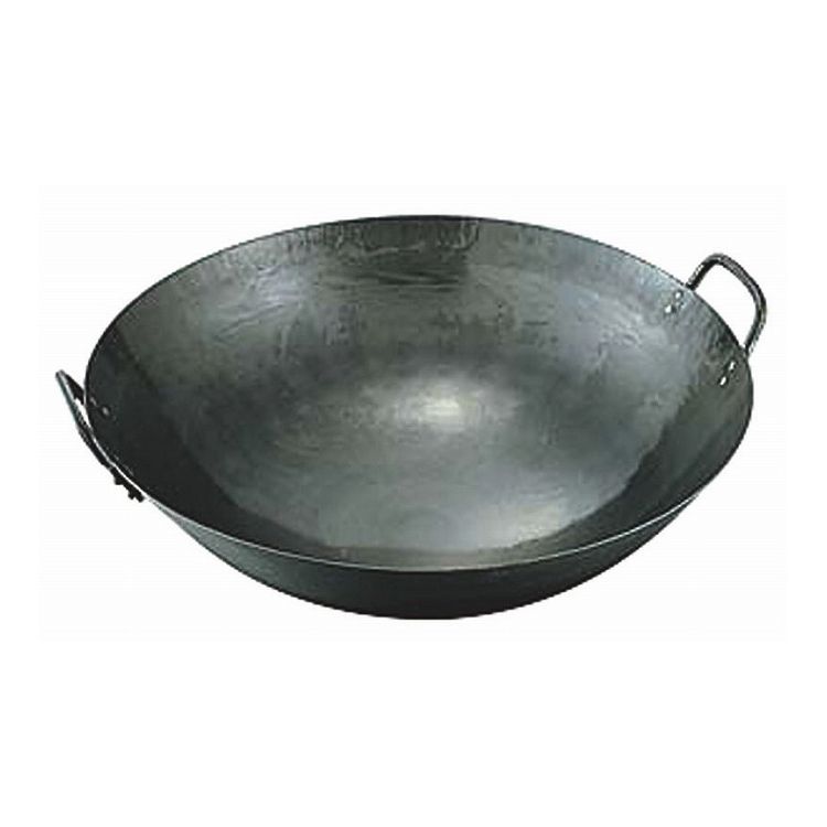 カンダ 鉄打出両手中華鍋 57cm 001010【送料無料】