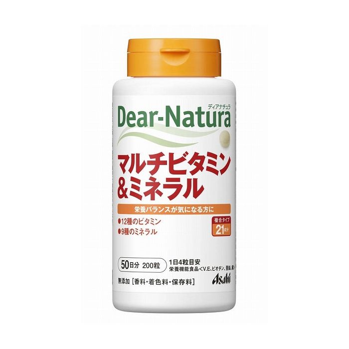 アサヒグループ食品 ディアナチュラ マルチビタミン ミネラル1400? 200粒 健康食品...