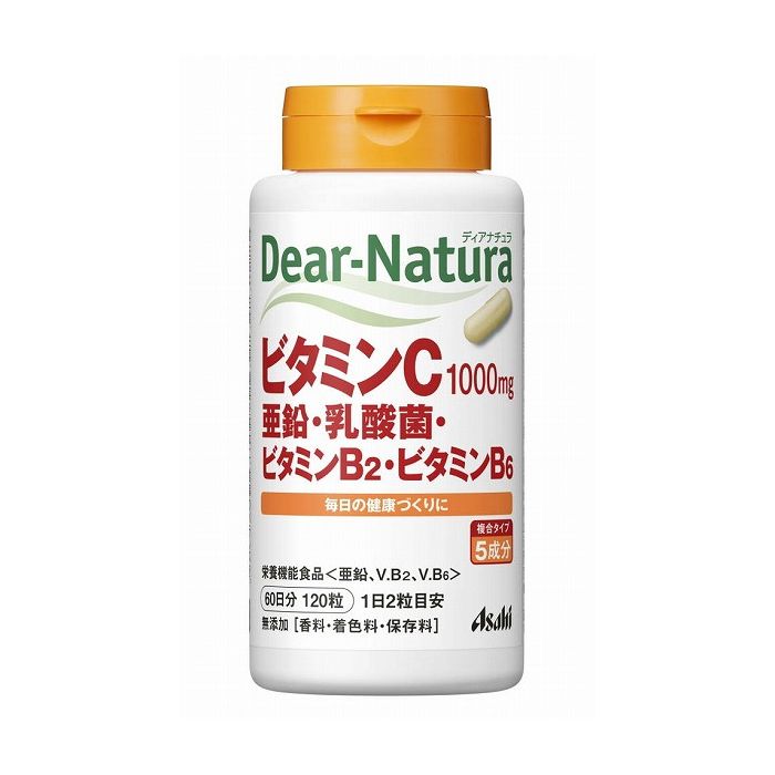 アサヒグループ食品 ディアナチュラ ビタミン C 亜鉛 乳酸菌 120P 健康食品 サプリ サプリメント 1