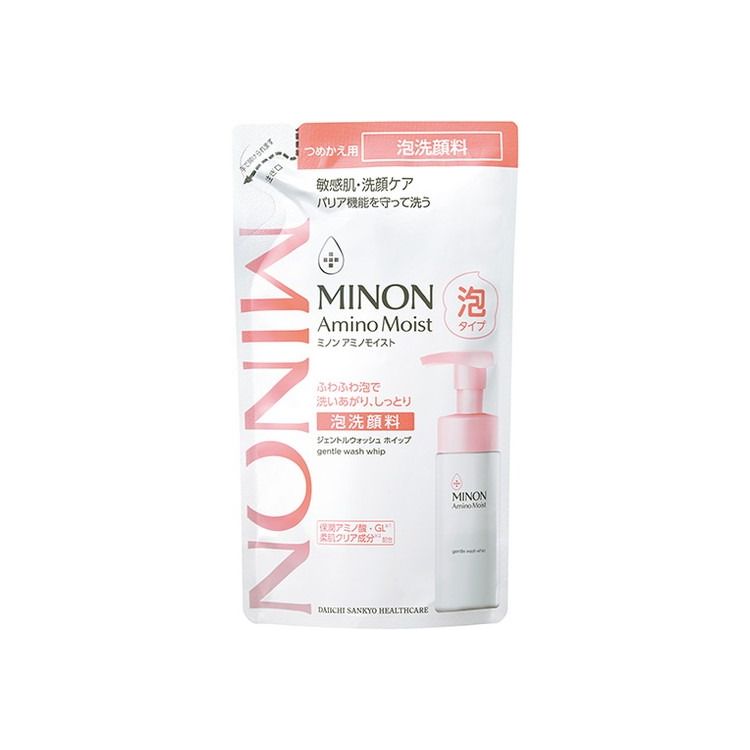 Qiora - MINON ミノン アミノモイストウォッシュ 詰替え 130ml 洗顔 泡洗顔料 泡洗顔 洗顔フォーム スキンケア アミノ酸系 アミノ酸系洗顔 第一三共ヘルスケア【ポイント10倍】