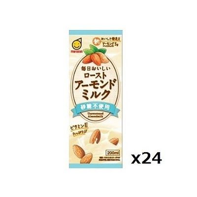 毎日おいしいローストアーモンドミルク 砂糖不使用(200mL×24本) 124444831【送料無料】