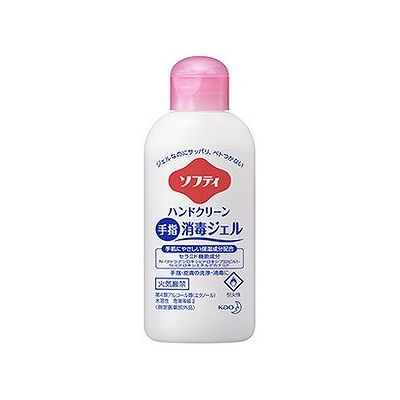 商品概要メーカー：花王プロフェッショナル・サービス商品名：ソフティハンドクリーン手指消毒ジェル（60mL）区分：医薬部外品内容量：60mL商品概要：【指定医薬部外品】【医療・介護向け】手指の消毒用アルコール。ジェルタイプなのにつけた後、さっぱり。保湿成分配合。JANコード：4901301508799商品コード：105503843商品の特徴手指の消毒用アルコール。ジェルタイプなのにつけた後、さっぱり。保湿成分配合。病院や介護施設など、業務用として現場におすすめしている、花王プロフェッショナル・サービス株式会社の製品です。ソフティ手指ケアシリーズは、プロの手指衛生管理を考えたラインナップです。繁忙な医療現場における頻回な手洗いのことを考え、洗浄・消毒はもちろん手肌のスキンケアにも着目した手指用消毒液。ベタつきにくいので、次の作業にすぐうつれます。携帯に便利な60mLタイプ。●手肌にやさしい保湿成分（セラミド機能成分＊）配合。＊N−（テトラデシロキシヒドロキシプル）−N−（ヒドロキシエチルデカナミド）●板状機能パウダーが皮膚表面の動摩擦力を低下させ、べたつきにくく、こすってもカスがでにくい。●有効成分エタノール79．7vol％配合。効能・効果手指の洗浄・消毒有効成分エタノール79．7vol％原材料／成分／素材／材質［有効成分］エタノール79．7vol％〔添加物〕N−（テトラデシロキシヒドロキシプロピル）−N−ヒドロキシエチルデカナミド、グリセリン、タルク、カルボキシビニルポリマー、トリエタノールアミン指定医薬部外品使用方法／召し上がり方使い方適量（約1mL）を手に取り、手指に乾燥するまで塗擦する。（1）小児に使用させる場合には、保護者の指導監督のもとに使用させること。（2）目に入らないように注意すること。万一、目に入った場合には、すぐに水またはぬるま湯で洗うこと。なお、症状が重い場合は、眼科医の診療を受けること。（3）外用にのみ使用すること。保存方法●子供の手の届く所に置かない。●認知症の方などの誤食や他の事故を防ぐため、本品の置き場所に注意する。使用上の注意使用上の注意1．使用に際しては、この容器の注意書きをよく読み、注意を守ること。●飲み込んだ時は、吐かずに口をすすぎ、水を飲むなどの処置をすること。●気分が悪くなった時は、使用を中止すること。異常が残る場合は、医師の診療を受けること。2．次の人は使用しないこと。（1）患部が広範囲の人（2）深い傷やひどいやけどの人3．次の人は使用前に医師または薬剤師に相談すること。（1）医師の治療を受けている人。（2）本人または家族がアレルギー体質の人。（3）薬によりアレルギー症状を起こしたことがある人。発売元／製造元／輸入元花王プロフェッショナル・サービス※予告なくパッケージリニューアルをされる場合がございますがご了承ください。※パッケージ変更に伴うご返品はお受け致しかねます。※メーカーの都合により予告なくパッケージ、仕様等が変更となる場合がございます。※当店はJANコードにて管理を行っている為、それに伴う返品、交換等はお受けしておりませんので事前にご了承の上お買い求めください。【送料について】北海道、沖縄、離島は送料を頂きます。