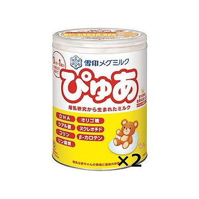 雪印メグミルク ぴゅあ 2缶パック(820g×2缶) 012408424【送料無料】