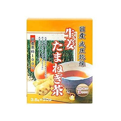 商品概要メーカー：ユニマットリケン商品名：【軽】国産減圧乾燥生姜たまねぎ茶（3．5g×30袋）区分：食品内容量：3．5g×30袋商品概要：国産原料100％。釜煎り焙煎でまろやかに仕上げました。JANコード：4903361131245商品コード：078337705商品の特徴●本品は、国産のたまねぎの皮と、国産の生姜のみを配合した国産原料100％のお茶です。●たまねぎの皮と生姜は、低温で乾燥することにより、風味や栄養素を損なわない、減圧乾燥で仕上げています。原材料／成分／素材／材質たまねぎの外皮（国産）、生姜（国産）賞味期限／使用期限（製造から）2年原産国・製造国国産使用方法／召し上がり方煮出す場合・沸騰したお湯500mlに生姜たまねぎ茶1袋を入れ、弱火で3分程度煮出してください。お好みで煮出す時間を調節してください。急須の場合1．急須に1袋を入れて、召し上がる量の熱湯を注いでください。2．お好みの色、香りになりましたら、湯呑みに注ぎ、できるだけ湯を残さず全部注ぎきってください。保存方法・高温多湿、直射日光を避けて冷暗所に保存してください。・煮出したものを保存する場合は、必ず冷蔵庫に保存してください。・開封後保存する場合は、袋を密封するか別の缶に保存していただく様お願い致します。・ティーパックのふちの斑点は、生姜たまねぎ茶の一部がかみ込んだものですので、安心してご使用ください。発売元／製造元／輸入元ユニマットリケン※予告なくパッケージリニューアルをされる場合がございますがご了承ください。※パッケージ変更に伴うご返品はお受け致しかねます。※メーカーの都合により予告なくパッケージ、仕様等が変更となる場合がございます。※当店はJANコードにて管理を行っている為、それに伴う返品、交換等はお受けしておりませんので事前にご了承の上お買い求めください。【送料について】北海道、沖縄、離島は送料を頂きます。