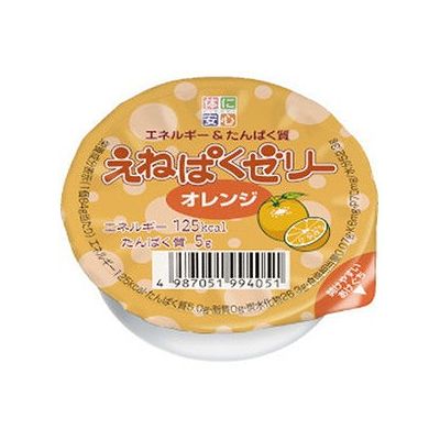 商品概要メーカー：キッセイ薬品工業商品名：【軽】えねぱくゼリーオレンジ（84g）区分：食品内容量：84g商品概要：【介護、高齢者向け】エネルギー・たんぱく質補給デザートJANコード：4987051994051商品コード：105003367商品の特徴●果汁を使い（※）、フルーツの香りでさっぱり！●やわらかい食感で、ほどよいまとまりがあり、離水が少ない●美味しく手軽なデザート原材料／成分／素材／材質マルトオリゴ糖（国内製造）、砂糖、コラーゲンペプチド、オレンジ果汁、ラクトスクロースシラップ、寒天／酸味料、ゲル化剤（増粘多糖類）、香料、乳化剤、カロテン色素、（一部にオレンジ・ゼラチンを含む）栄養成分1個（84g）当たり、エネルギー125kcal、水分52．3g、たんぱく質5．0g、脂質0g、炭水化物26．3g、ナトリウム27mg、カリウム6mg、リン70mg、食塩相当量0．07gアレルギー表示オレンジ・ゼラチン賞味期限／使用期限（製造から）6か月保存方法直射日光を避け、常温または冷所に保存してください。発売元／製造元／輸入元キッセイ薬品工業※予告なくパッケージリニューアルをされる場合がございますがご了承ください。※パッケージ変更に伴うご返品はお受け致しかねます。※メーカーの都合により予告なくパッケージ、仕様等が変更となる場合がございます。※当店はJANコードにて管理を行っている為、それに伴う返品、交換等はお受けしておりませんので事前にご了承の上お買い求めください。【送料について】北海道、沖縄、離島は送料を頂きます。
