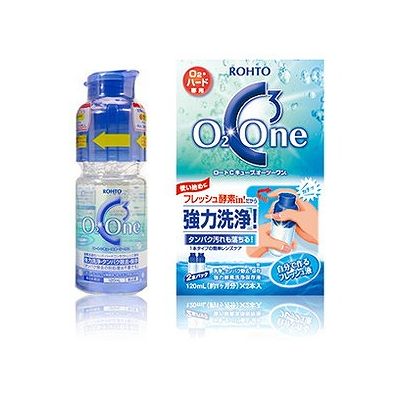 商品概要メーカー：ロート製薬商品名：ロートCキューブオーツーワン（120mLX2本入）区分：日用雑貨内容量：120mLX2本商品概要：●ハードコンタクトレンズ専用洗浄保存液●内容用：120mLX2本入り●目安：約2ヶ月分JANコード：4987241106578商品コード：012708566商品の説明○「とにかく簡単にケアしたい」というニーズから、簡単これ1本！しかも強力！という2つの相反する要素の両立を実現した、酸素透過性ハード・ハードコンタクトレンズ専用の強力酵素洗浄保存液です。○つけ置きするだけで簡単に、洗浄も保存もタンパク除去も同時に処理できます。○開栓すると同時に初めて2液が混ざる、ロート独自の新ツイストミックス容器（特許出願中）採用で、いつでも新鮮で強力な洗浄効果が得られます。使用上の注意≪定められた使用法を守ること≫◆ソフトレンズにはご使用いただけません。保存方法◆高温になる所や直射日光のあたる場所に置かないでください。◆乳幼児の手の届かないところに保管してください。使用方法（夜）レンズをはずして、そのままつけ置き洗い・レンズケースにO2・Oneをレンズが充分浸る量まで入れます。＊ラッパ状注ぎ口なので液切れがスムーズです。・レンズをケースに入れて一晩保存してください。（昼）レンズを水ですすぐだけの簡単ケア・レンズを取り出して、水道水でよくすすいで装着してください。成分主成分タンパク分解酵素・陰イオン界面活性剤賞味期限／使用期限（製造から）3年メーカー名ロート製薬内容量120mLX2本商品区分日用雑貨※予告なくパッケージリニューアルをされる場合がございますがご了承ください。※パッケージ変更に伴うご返品はお受け致しかねます。※メーカーの都合により予告なくパッケージ、仕様等が変更となる場合がございます。※当店はJANコードにて管理を行っている為、それに伴う返品、交換等はお受けしておりませんので事前にご了承の上お買い求めください。【送料について】北海道、沖縄、離島は送料を頂きます。
