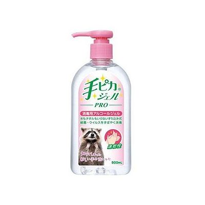商品概要メーカー：健栄製薬商品名：手ピカジェルPRO（プロ）（500mL）区分：医薬部外品内容量：500mL商品概要：●水もタオルもいらない速乾性すり込み式なので、手軽に手指消毒。●ヒアルロン酸Na配合で、手指にやさしい。●広範囲の細菌・ウイルスをすばやく消毒。JANコード：4987286411163商品コード：076906226商品の説明○消毒用アルコールジェル○ヒアルロン酸Na配合で、手指にやさしい○広範囲の細菌・ウイルスをすばやく消毒○速乾性に優れる○容量：500mL【医薬部外品】用途・手指・皮膚の洗浄・消毒使用上の注意≪定められた使用法を守ること≫1．次の人は使用しないでください。・患部が広範囲の人・深い傷やひどいやけどの人2．次の人は使用前に医師又は薬剤師に相談してください。・医師の治療を受けている人・本人又は家族がアレルギー体質の人・薬によりアレルギー症状を起こしたことがある人◆外用にのみ使用してください。◆使用後は手を十分に乾燥させてください。（乾燥不十分のまま火気に手を近づけると引火するおそれがあります）◆火気に近づけないでください。◆床や家具などに付着しないようにしてください。（変質又は変色のおそれがあります）保存方法◆直射日光の当たらない涼しい所に保管してください。◆小児の手の届かない所に保管してください。使用方法（1）適量を手のひらにとります。（2）手指全体に伸ばし、乾燥するまで、よくすり込みます。使用に際しては、説明書をよく読んでください。成分有効成分エタノール（C2H6O）76．9〜81．4voL％添加物ヒアルロン酸Na、グリセリン、トコフェロール酢酸エステル、カルボキシビニルポリマー、トリエタノールアミン賞味期限／使用期限（製造から）3年メーカー名健栄製薬内容量500mL商品区分医薬部外品※予告なくパッケージリニューアルをされる場合がございますがご了承ください。※パッケージ変更に伴うご返品はお受け致しかねます。※メーカーの都合により予告なくパッケージ、仕様等が変更となる場合がございます。※当店はJANコードにて管理を行っている為、それに伴う返品、交換等はお受けしておりませんので事前にご了承の上お買い求めください。【送料について】北海道、沖縄、離島は送料を頂きます。