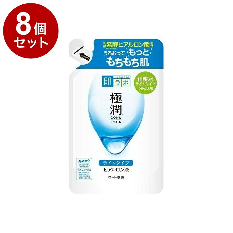 【商品詳細】うるおいへのこだわり「極潤」シリーズ。肌が求めるうるおいを詰めこんだ化粧水。使うたび、すこやかな素肌へ。べたつかずさっぱり使えて、しっかりうるおう。4種類のヒアルロン酸(うるおい成分)を配合。健康な素肌と同じ弱酸性。肌へのやさしさに配慮。無香料・無着色・オイルフリー・アルコール(エタノール)フリー・パラベンフリー。敏感肌の方の協力によるパッチテスト済み。(すべての方に刺激が起こらないというわけではありません)商品区分:化粧品原材料(アレルギー表記含む):水、BG、ぺンチレングリコール、ヒアルロン酸Na*、加水分解ヒアルロン酸*(ナノ化ヒアルロン酸)、アセチルヒアルロン酸Na*(スーパーヒアルロン酸)、乳酸球菌／ヒアルロン酸発酵液*(乳酸発酵ヒアルロン酸)、DPG、EDTA-2Na、コハク酸2Na、コハク酸、フェノキシエタノール*4種のヒアルロン酸保存方法:高温または低温の場所、直射日光を避け保管すること。メーカー名:ロート製薬生産国・加工国:日本【送料について】北海道、沖縄、離島は送料を頂きます。LINK2個セット3個セット4個セット5個セット8個セット10個セット12個セット15個セット18個セット20個セット