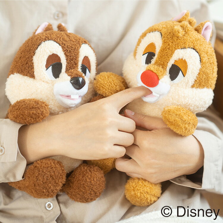 甘噛みハムハム チップ デール 癒しグッズ ぬいぐるみ プレゼント 玩具 おもちゃ ディズニー ユカイ工学 YE-HMD01CP YE-HMD01DL【ポイント10倍】【送料無料】のサムネイル