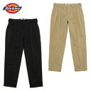 ディッキーズ Dickies TCツイル ストレッチタック入り ワイドパンツ 183M40WD23 ボトムス パンツ メンズ 28 30 32 34 36【ポイント10倍】【送料無料】