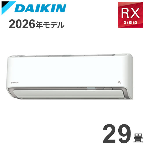8-Tatami-Mat Room - S906ATRV-W ホワイト 29畳用 ダイキン うるるとさら ルームエアコン RXシリーズ 2026年モデル(代引不可)【ポイント10倍】【送料無料】