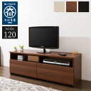 ローボード 幅120cm 木製 42インチ 32インチ 52インチ 白 ホワイト ブラウン おしゃれ テレビ台 テレビボード テレビラック TV台 TVボード 収納 【日本製 大川家具 完成品】 (代引不可)【送料無料】(3)