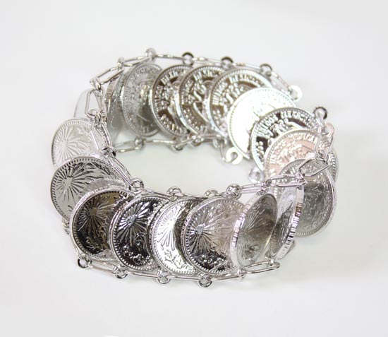 PESO BRACELET marc by marc jacobs MARC BY MARC JACOBS マークバイマークジェイコブス PesoBracelet 46307 SILVER シルバー メキシカンコインブレスレット【ポイント5倍】【P0423】