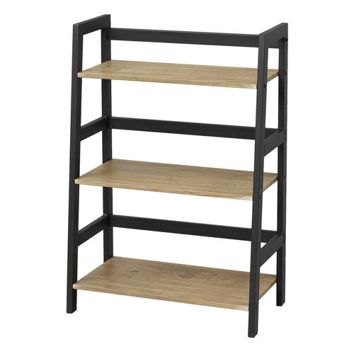 インテリアシェルフベルーモ3段 3段 ヴィンテージ感 おしゃれ 木製棚 ウッドラック 木製ラック ディス..