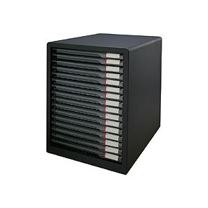 ■サイズ・色違い・関連商品関連商品の検索結果一覧はこちら■商品内容書類や小物を細かく整理できるレターケース。●2台使えば1ヵ月分の書類を1日ごとに仕分け可能■商品スペックサイズ：A4タテ段数仕様：スリム16段外寸：W約265×D約350×H約345mm引出内寸：W230×D320×H14mm色：ダークグレー材質：本体:ハイインパクトスチロール、引出:スチロール樹脂付属品：インデックスシール付き■送料・配送についての注意事項●本商品の出荷目安は【1 - 5営業日　※土日・祝除く】となります。●お取り寄せ商品のため、稀にご注文入れ違い等により欠品・遅延となる場合がございます。●本商品は仕入元より配送となるため、沖縄・離島への配送はできません。[ L-16SSRダ-クグレ- ]