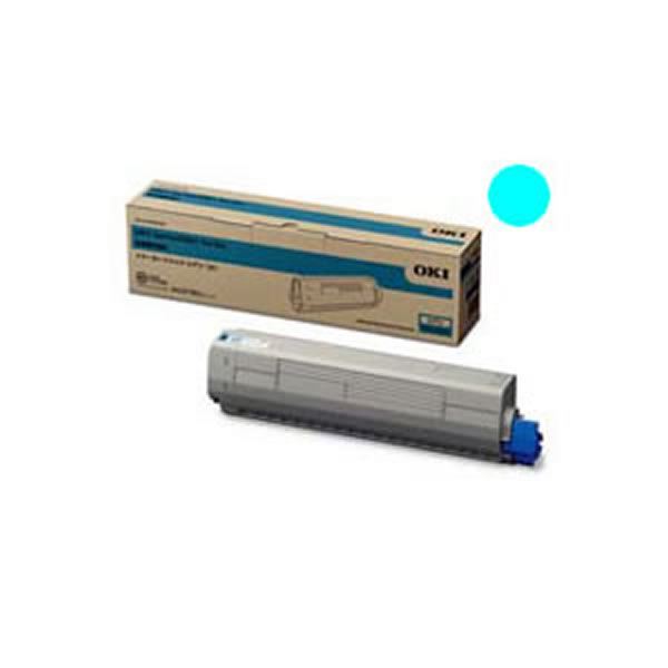 【純正品】 OKI 沖データ トナーカートリッジ 【TNR-C3LC3 C シアン】 (代引不可)