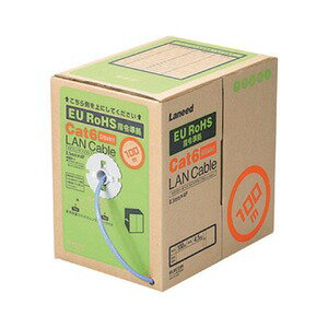 エレコム(ELECOM) LANケーブル LD-CT6BU100RS ブルー 100m (代引不可)